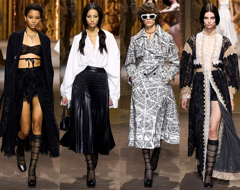 kolekcja Christian Dior na wiosnę i lato 2023 Paris Fashion Week look