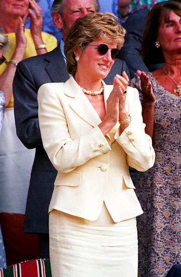 Księżna Diana na Wimbledonie stylizacje 8