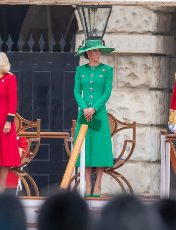 Księżna Kate na uroczystości Trooping The Colour 2023 w stylizacji Andrew Gn