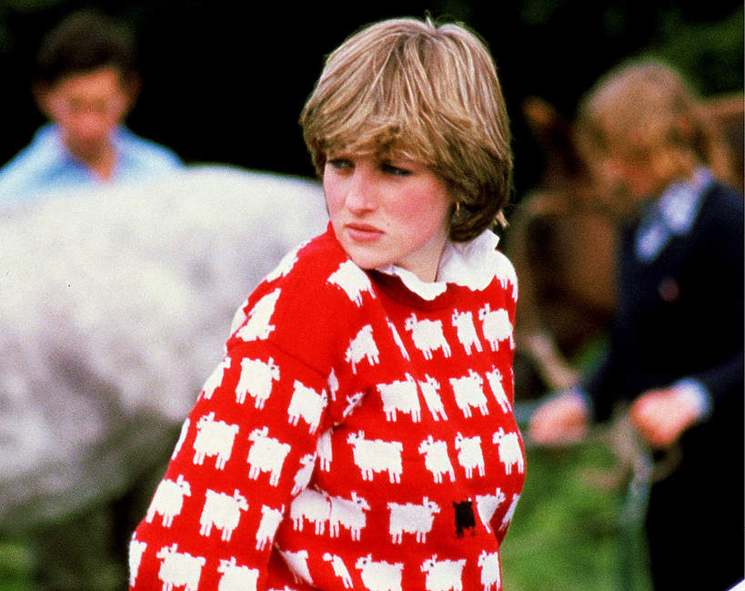 Słynny sweter Księżnej Diany odnaleziony po 40 latach 