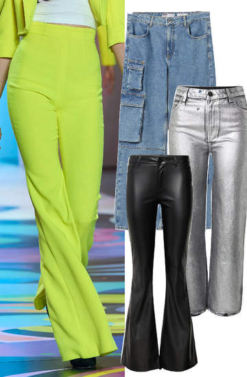 Najmodniejsze spodnie na wiosnę i lato 2023 - trendy, wzory, kolory, kroje fasony spodni 