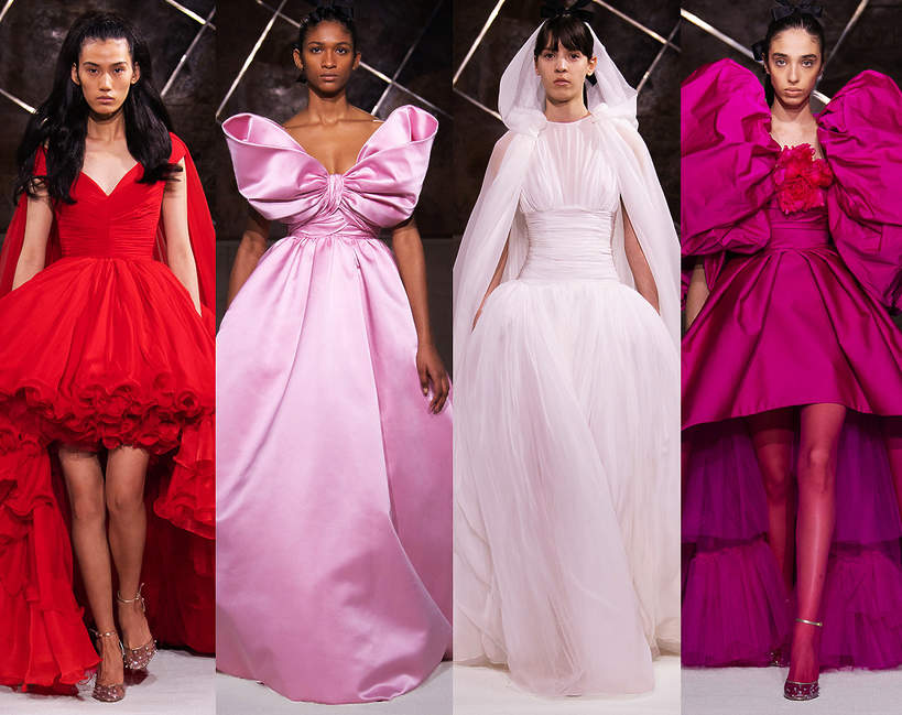 pokaz mody Giambattista Valli wiosna 2022 haute couture kolekcja 1