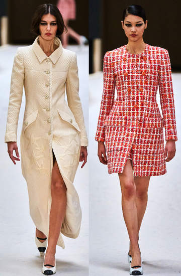 pokaz mody kolekcja Chanel couture na wiosnę i lato 2022 wybieg