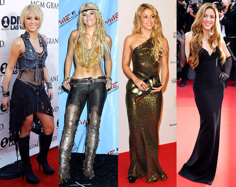 Shakira rozwod Gerard Pique metamorfozy stylu 