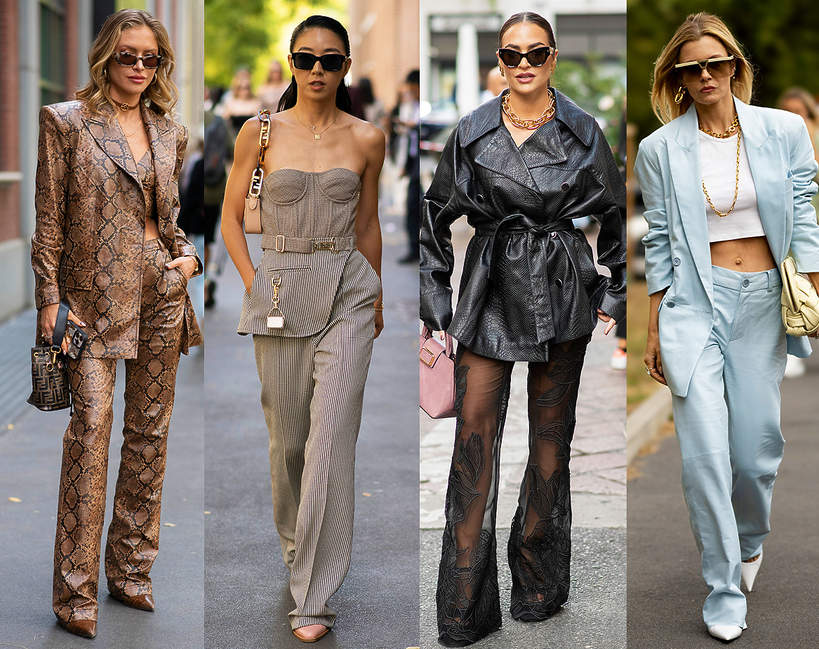 street style Milan Fashion Week wiosna lato 2023 stylizacje tydzien mody look  jak sie ubrac pomysly wiosenne