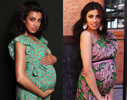 Nie masz pomysłu, jak się ubrać w ciąży? Zobacz modne stylizacje jakie wybrała Maja Hyży!