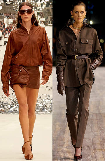 trendy wiosna lato 2024 braz brown looks na pokazach mody bialy total look jak nosic