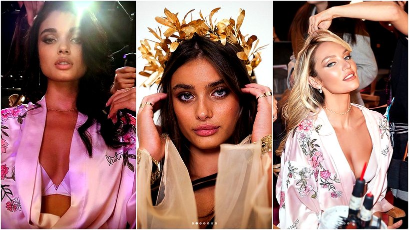 Fryzury, makijaże i manicure z pokazu Victoria's Secret x Balmain 2017!