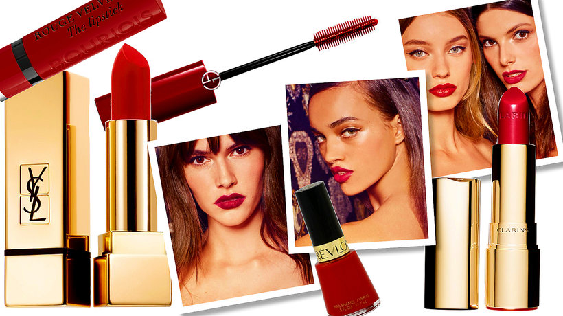 5 sposobów na czerwień w makijażu: czerwone szminki, lakiery, cienie, eyelinery 