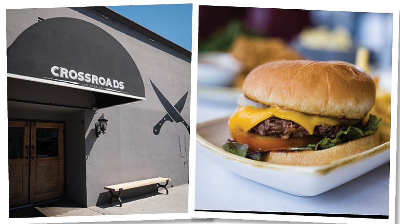 Restauracja Crossroads i wegański hamburger