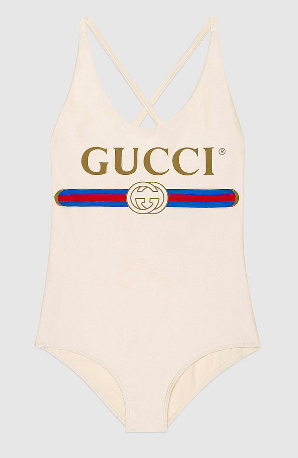 Drogi luksusowy kostium kąpielowy Gucci nie można się w nim kąpać