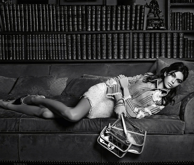 Kaia Gerber w reklamie Chanel