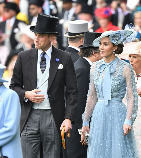 Księżna Kate i książę William w Ascot 2019