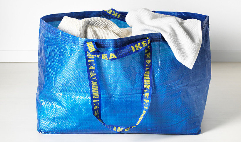 Niebieska torba Ikea