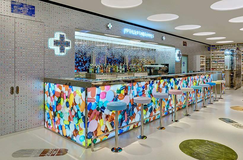 Nowa restauracja Pharmacy 2 w Londynie, którą zaprojektował artysta Damien Hirst