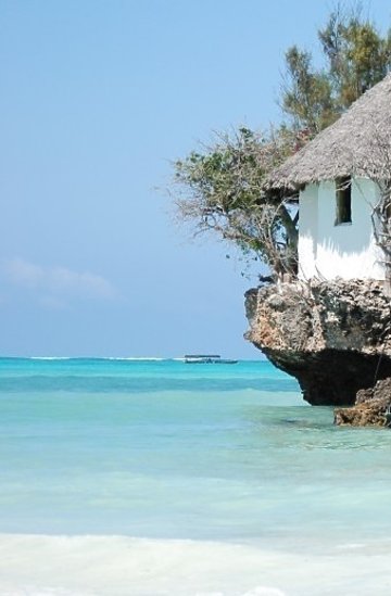 Restauracja The Rock na wyspie Zanzibar