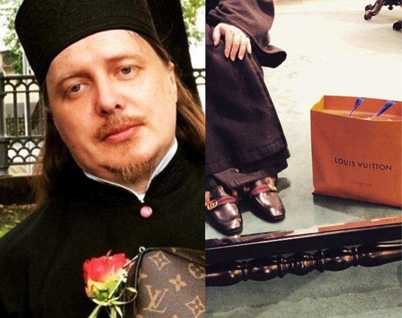 Rosyjski duchowny kocha luksusowe dodatki od Louis Vuitton i Gucci