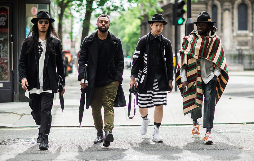 Street style Londyn tydzień mody, pokazy na wiosnę - lato 2017