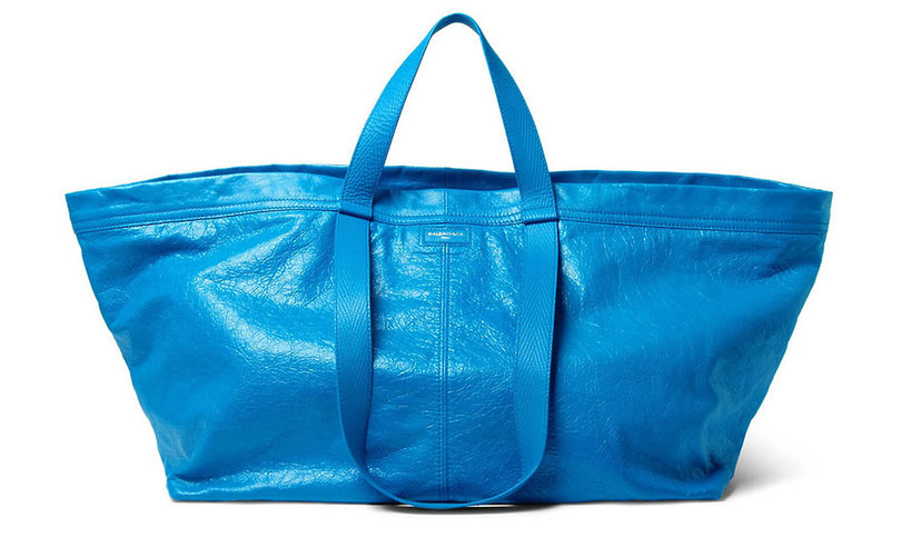 Torba domu mody Balenciaga przypomina torbę Ikea