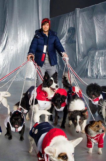 Ubrania dla psów kolekcja The Moncler x Poldo Dog Couture